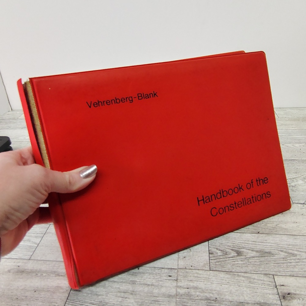 Handbook of the Constellations Astronomy Reference Book Science Guide 1977 3rdEd